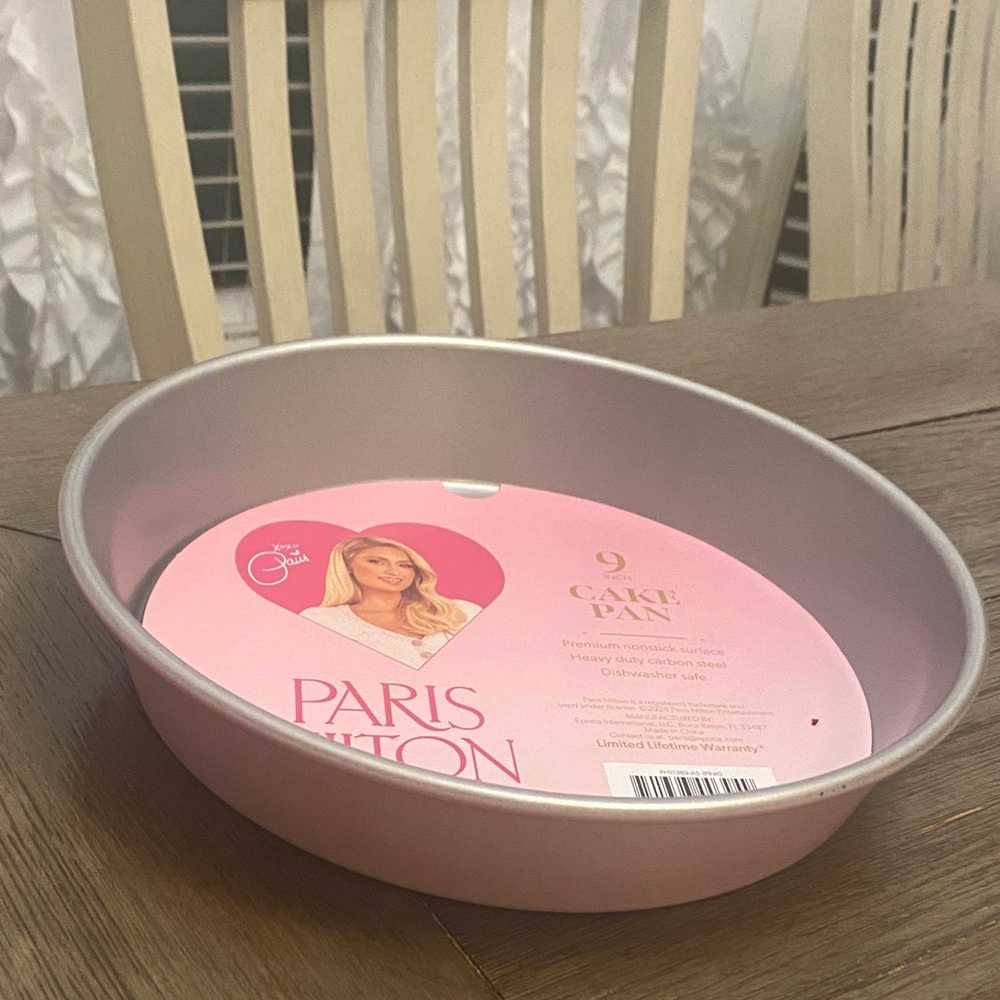 Paris Hilton Pink Cake Pan. Two cake pan. You get both.